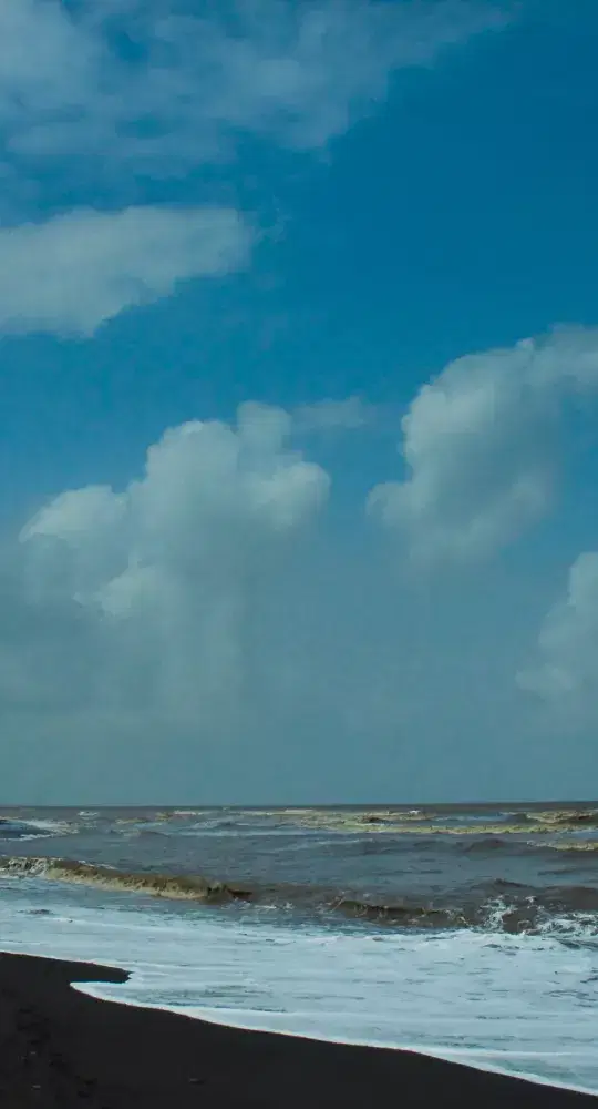 Tranquil beach view in Daman and diu